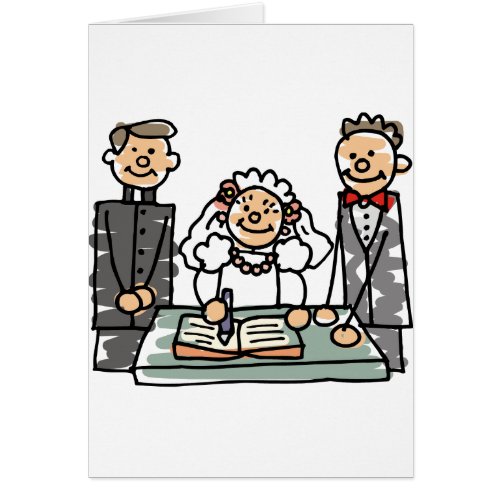Bride Groom Priest Minister Church Wedding Book