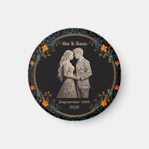 Bride & Groom Royal Classic Magnet