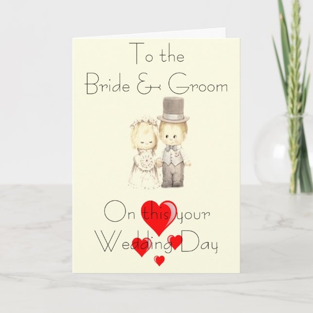 BRIDE & GROOM WEDDING CARD (Front)