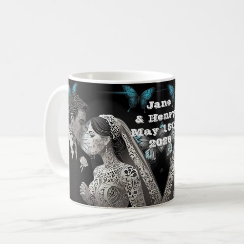 Bride  Groom Wedding Gift Ideas Coffee Mug