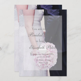 Bride & Groom Wedding Invitation