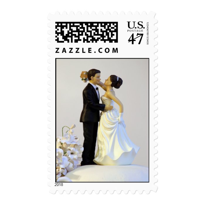 Bride & Groom Wedding Stamps Zazzle