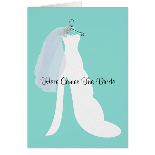 BRIDE  Here Comes The Bride Bridal Note Cards