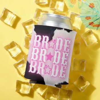 Bride Howdy Cowgirl Customized  Can Cooler