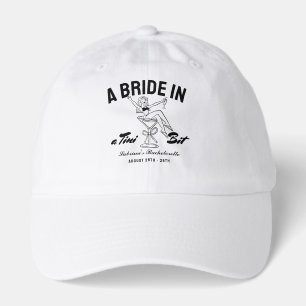 Bride in a tini bit martini bachelorette Espresso Hat