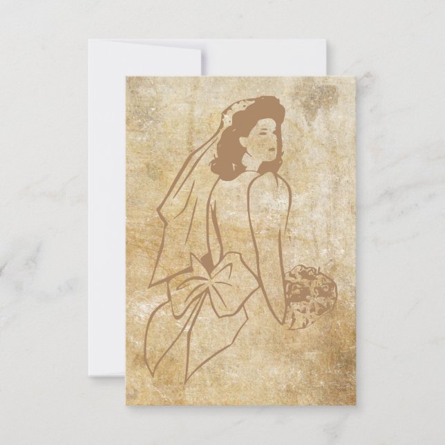 Bride in Brown Grunge (Front)