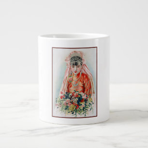 Bride in Red at Chinese Wedding in Shanghai Giant Coffee Mug