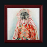 Bride in Red at Chinese Wedding in Shanghai Gift Box<br><div class="desc">The air crackled with the joyous anticipation of a wedding day. The young woman, Xiaohua, stood bathed in the warm glow of the room, a vision of youthful elegance. Her face, flawless with a touch of light makeup that emphasized her youthful features, was framed by a cascade of black hair...</div>