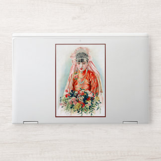 Bride in Red at Chinese Wedding in Shanghai HP Laptop Skin
