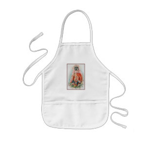 Bride in Red at Chinese Wedding in Shanghai Kids' Apron