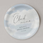 Bride Is On Cloud Nine Bridal Shower  Paper Plates<br><div class="desc">Bride Is On Cloud Nine Bridal Shower Paper Plates</div>