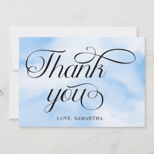 Bride Is On Cloud Nine Bridal Shower Thank You Card