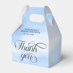 Bride Is On Cloud Nine Bridal Shower Thank You Favor Boxes