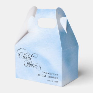 Bride Is On Cloud Nine Bridal Shower Welcome Favor Boxes