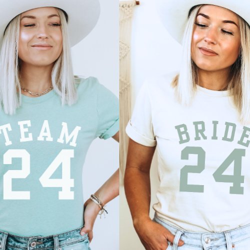 Bride Jersey Sports Themed Custom Bachelorette  T_Shirt