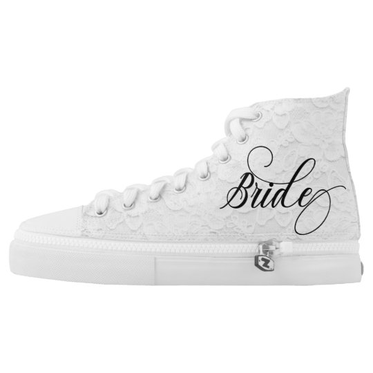 bridal high top sneakers