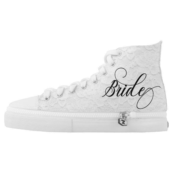 bridal high top sneakers