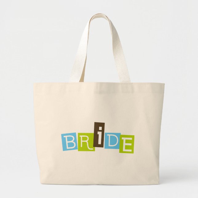 Bride Large Tote Bag (Front)
