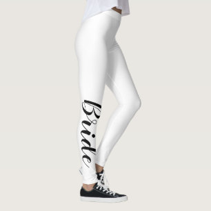 Bride Leggings. Bachelorette Party. Wedding! Leggings