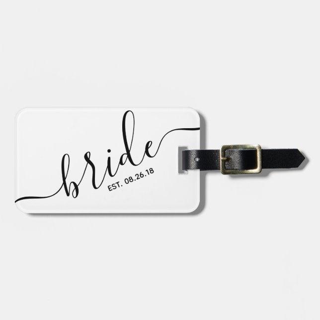 Bride Luggage Tag (Front Horizontal)