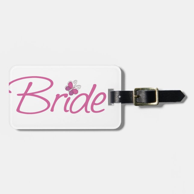 Bride Luggage Tag (Front Horizontal)