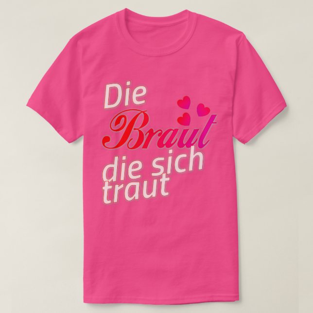 Bride marriage bachelor party hen party JGA 11 T-Shirt (Design Front)