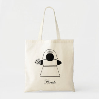 Bride Meeple gamer wedding bridal shower bag
