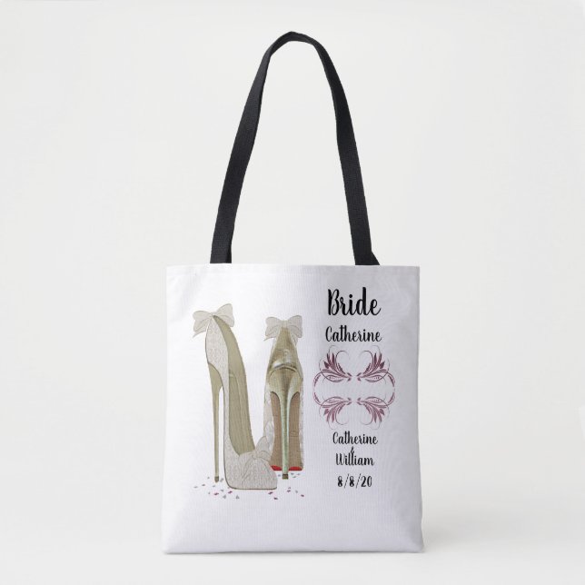 Bride Memento Gift Tote Bag (Front)