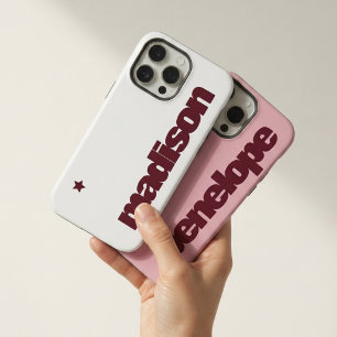 Bride   Modern Script Nurse Teacher Graduate Name iPhone 15 Pro Max Case