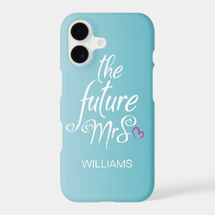 Bride Modern Trendy Surname future mrs iPhone 17 Case