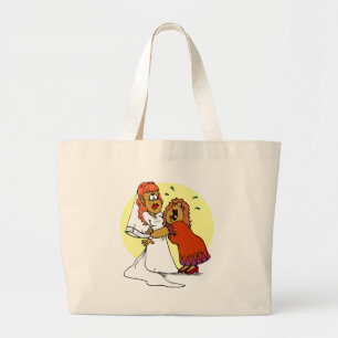 Bride Mother Wedding Day Ceremony Large Tote Bag