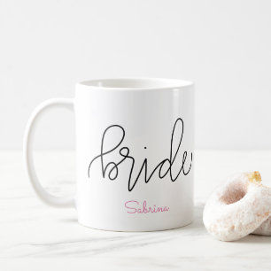 Bride Mug - Customizable Lettering Design