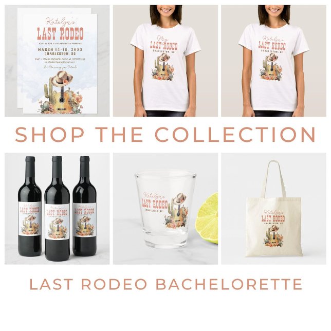 Bride My Last Rodeo Bachelorette Weekend Shot Glass (Creator Uploaded)