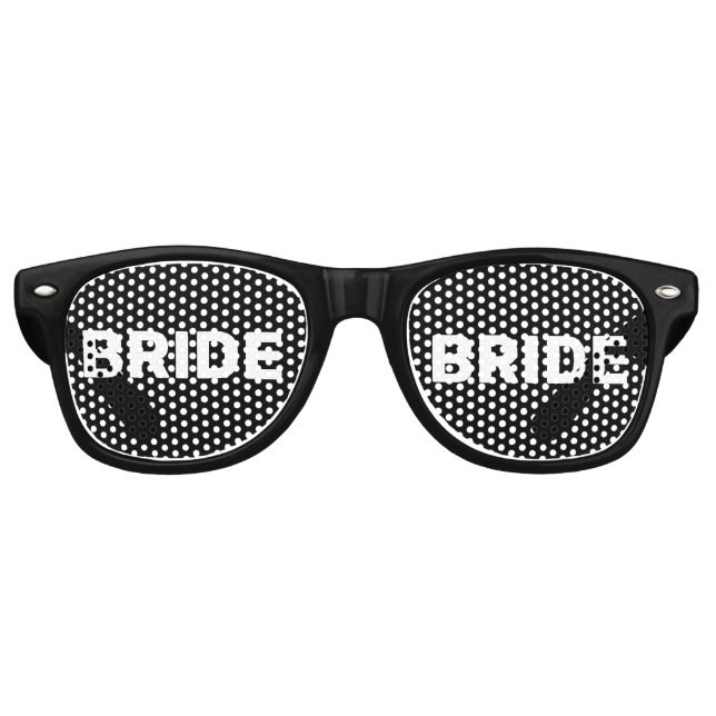 BRIDE NOVELTY FUNNY SUNGLASSES SHADES (Front)