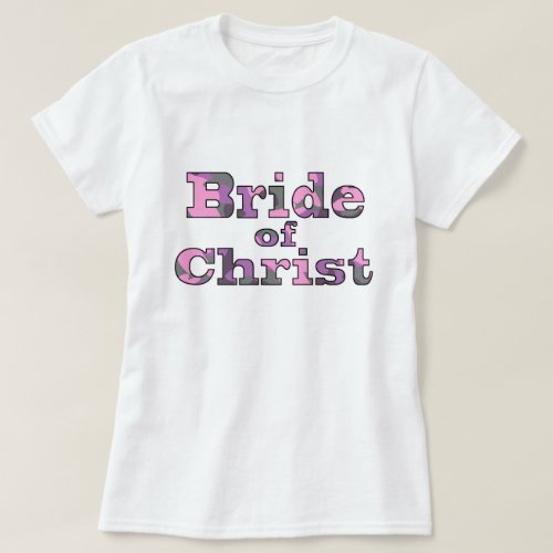 Bride of Christ purple camo shirt