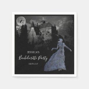 Bride of Frankenstein Bachelorette Halloween  Napkins