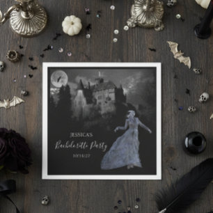 Bride of Frankenstein Bachelorette Halloween  Napkins