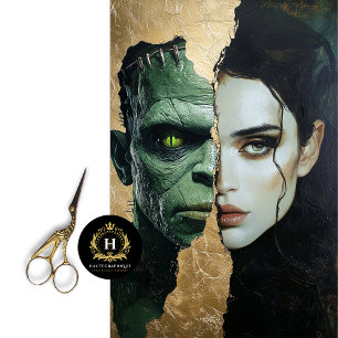 Bride of Frankenstein Decoupage Tissue Paper