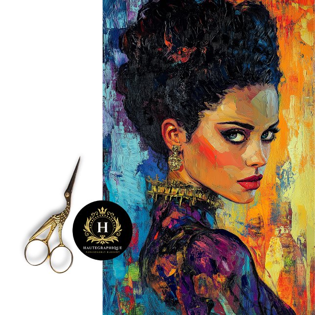 Bride of Frankenstein Decoupage  Tissue Paper (Creator Uploaded)