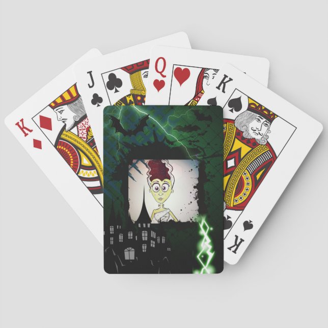 Bride of Frankenstein Poker Cards (Back)
