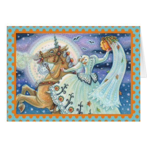 BRIDE OF SLEEPY HOLLOW HALLOWEEN NOTE CARD Blank