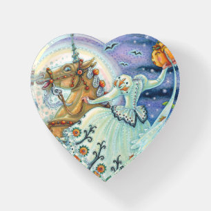 BRIDE OF SLEEPY HOLLOW HALLOWEEN PAPERWEIGHT Heart