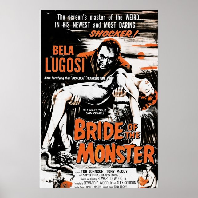 Bride of the Monster Poster (Front)