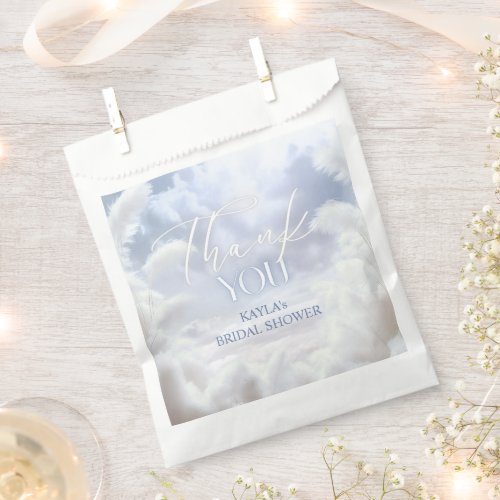 Bride On Cloud Nine 9 Pampas Bridal Shower Favor Bag