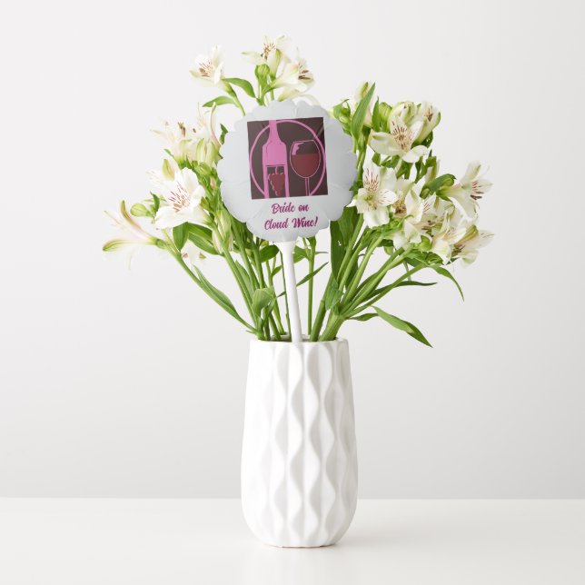 Bride on Cloud Wine! Balloon (Vase)