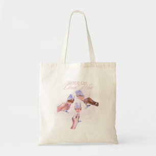 Bride on Cloud Wine   Funny Bridal Party Design Tote Bag