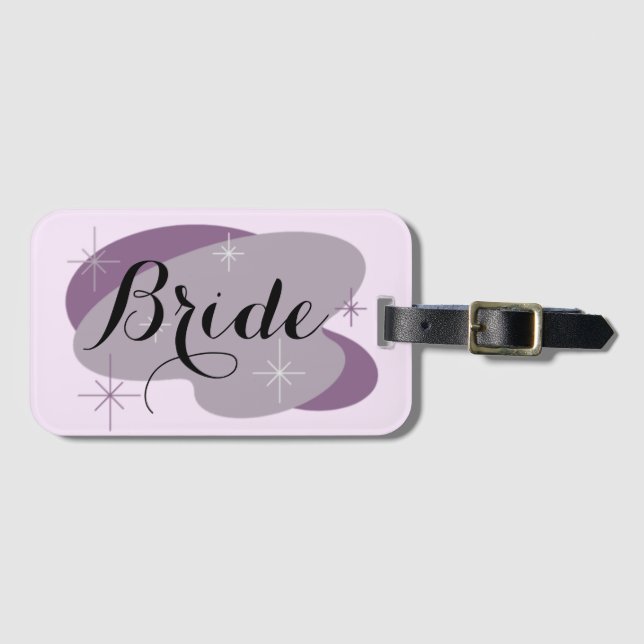 Bride or customize luggage tag (Front Horizontal)