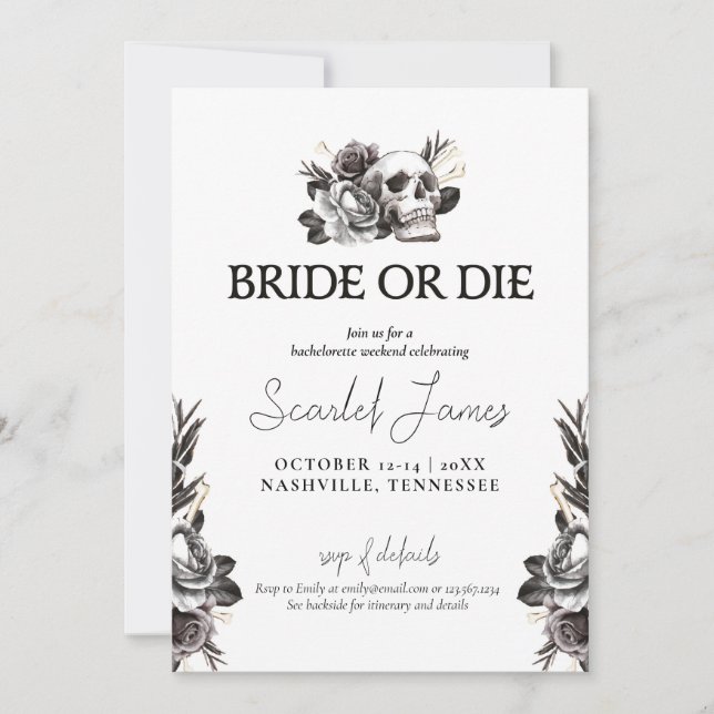 Till Death Do Us Party Halloween Banner - Glitter Paper, Black Words, For Bachelorette & Wedding - View #2