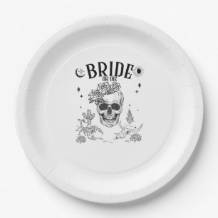 Bride Or Die Till Death Do Us Party Gothic Bachelo Paper Plates