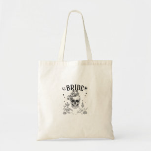 Bride Or Die Till Death Do Us Party Gothic Bachelo Tote Bag